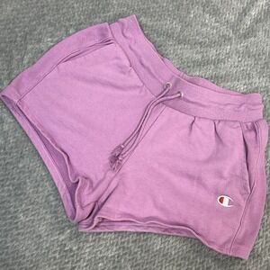 Champion Reverse‎ Weave Shorts Women's L Drawstring Pull On Sweat Casual Lounge